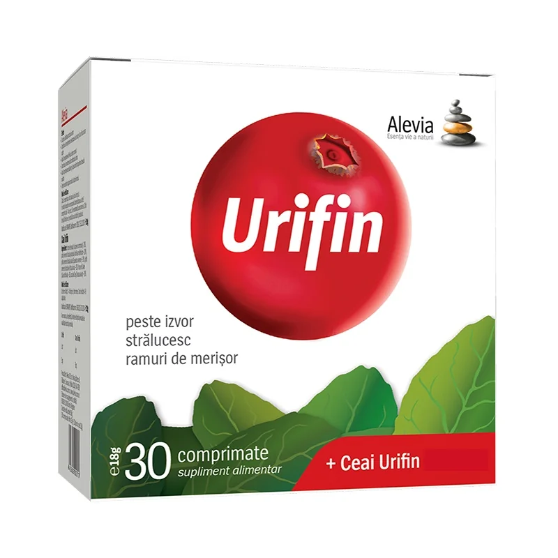 Urifin, 30 Comprimate, Alevia