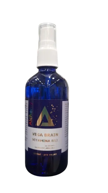 Vega Brain Vitamina B12 Lichida, 100ml, Alchemy