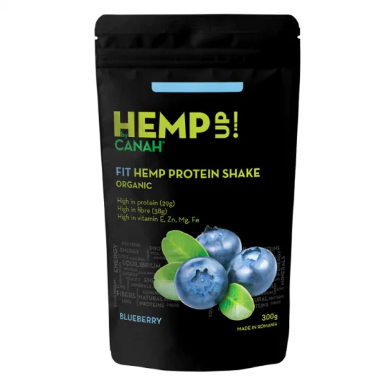 Shake Proteic De Canepa ECO FIT Hemp Up, 300g, Canah