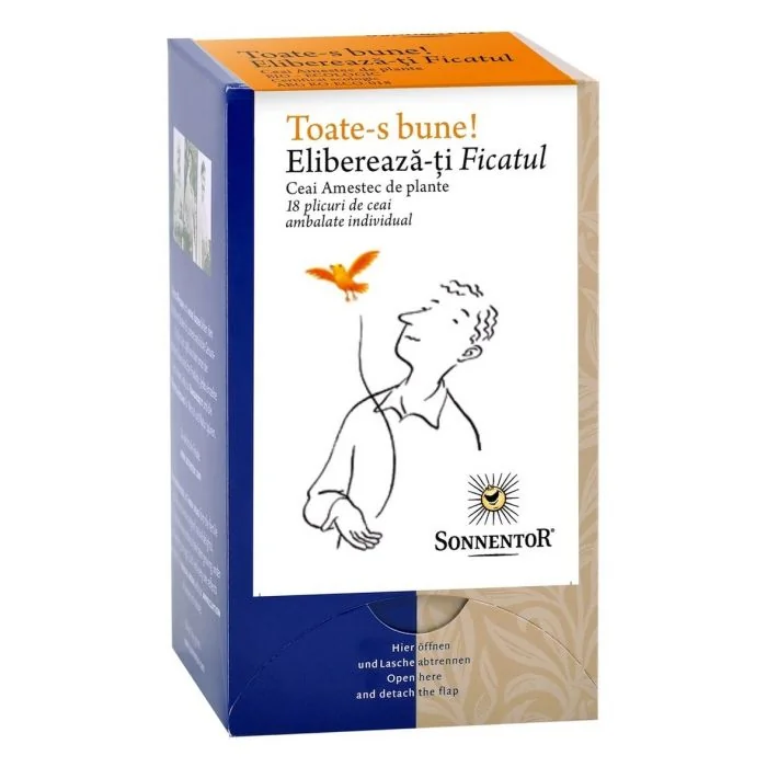 Ceai Bio Elibereaza-Ti Ficatul, 18 Plicuri, Sonnentor