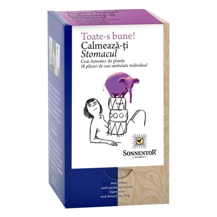 Ceai Bio Calmează-Ți Stomacul, 18 Plicuri, Sonnentor
