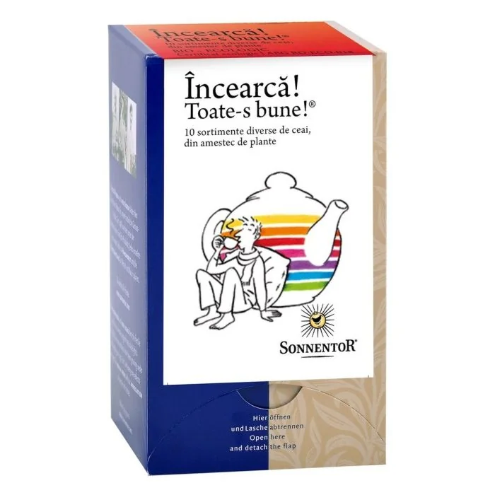 Ceai Bio Toate-S Bune! Incearca!, 20 Plicuri, Sonnentor