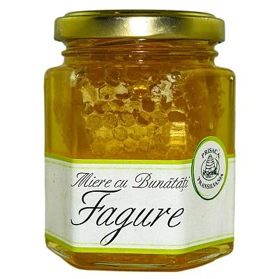Miere Cu Fagure, 250g, Prisaca Transilvania