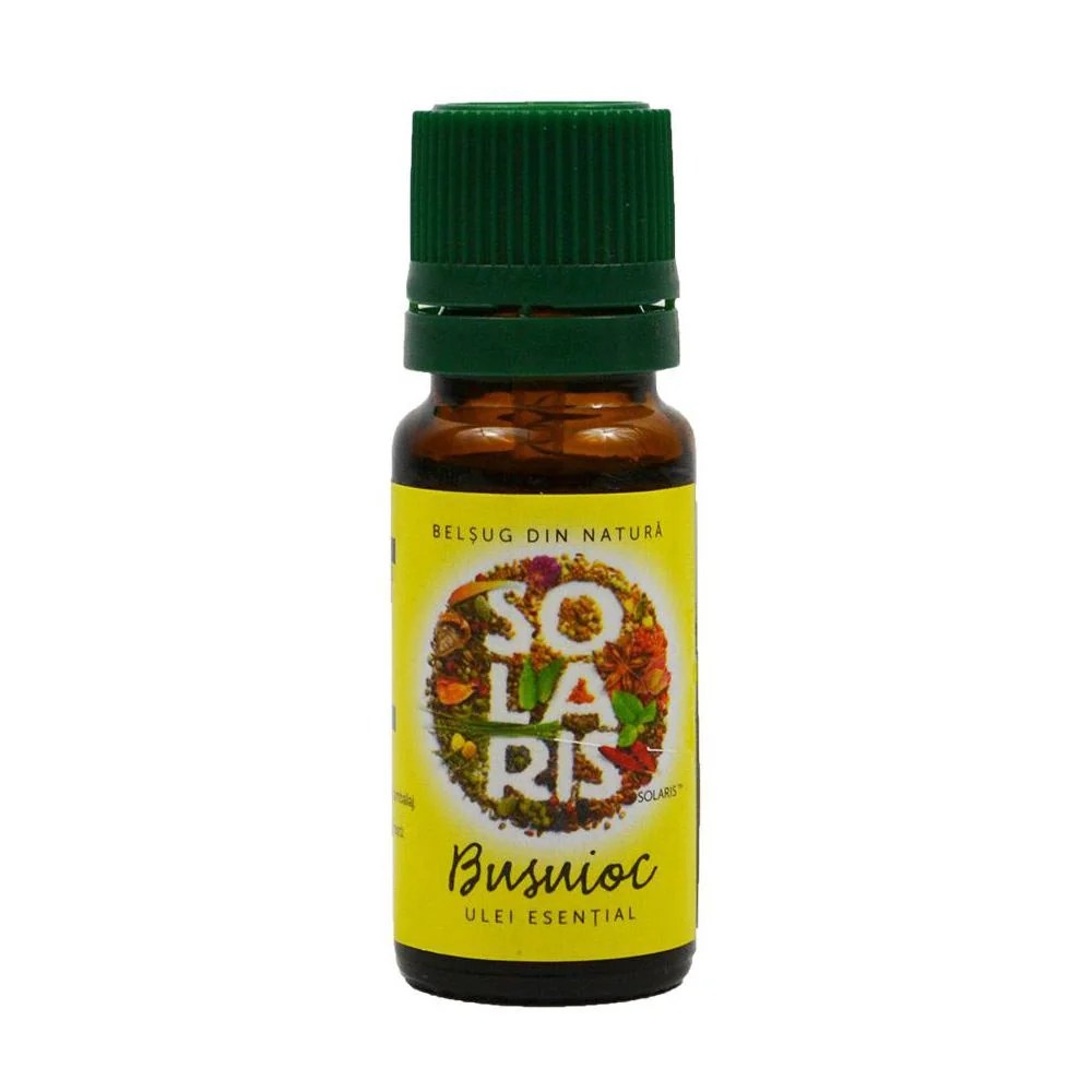 Ulei Esential De Busuioc, 10ml, Solaris