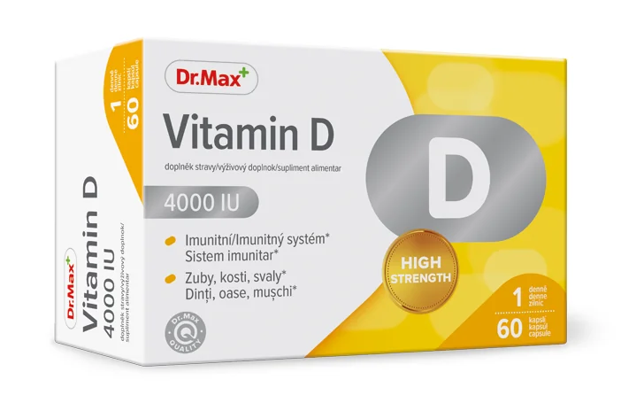 Dr. Max Vitamina D 4000UI, 60 capsule