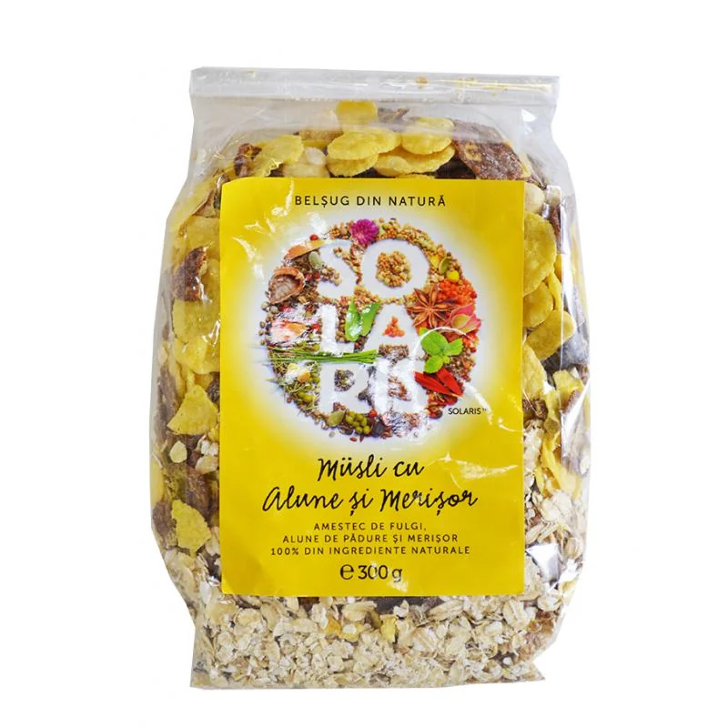 Musli Cu Alune Si Merisor, 300g, Solaris