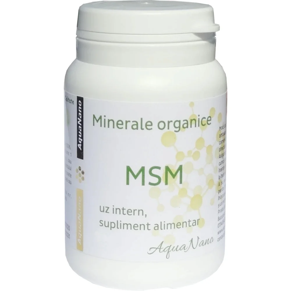 Sulf Organic (Metilsulfonilmetan) MSM, 80g, Aghoras