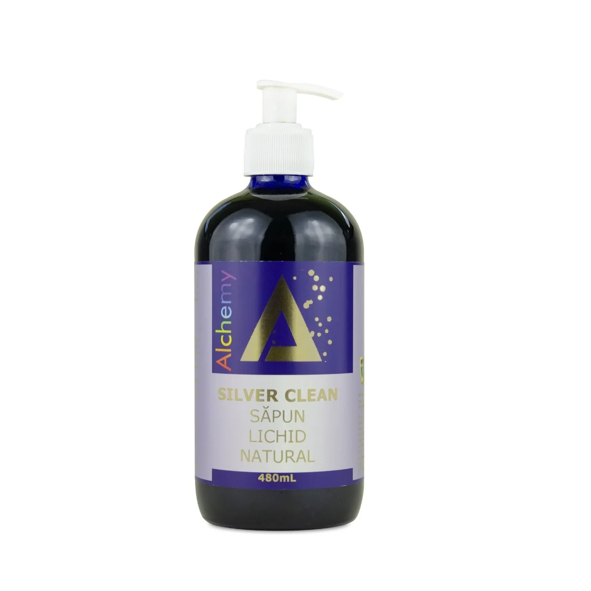 Silver Clean Săpun Lichid Natural Cu Aur Și Argint, 480ml, Alchemy