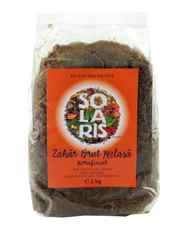 Zahar Brun Nerafinat Din Melasa, 1 Kg, Solaris
