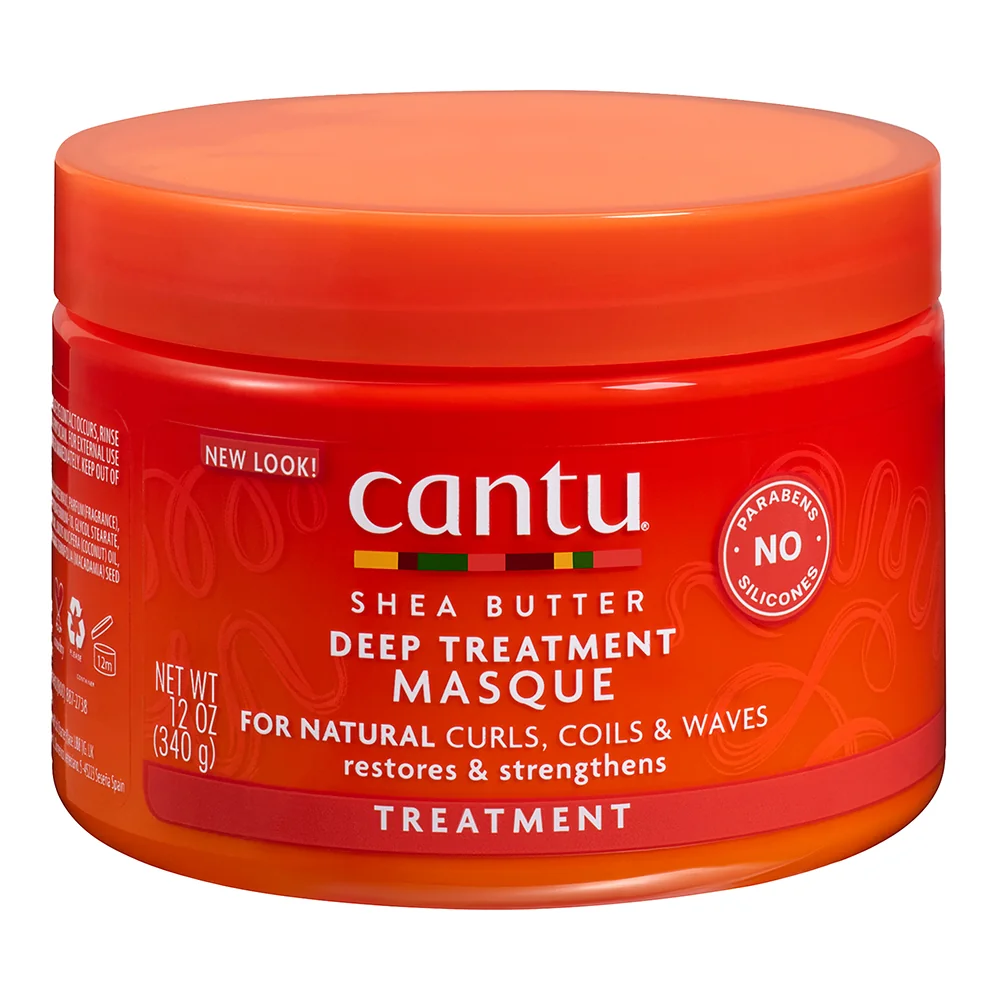 Masca tratament cu unt de shea pentru hidratarea intensiva a parului, 340g, Cantu