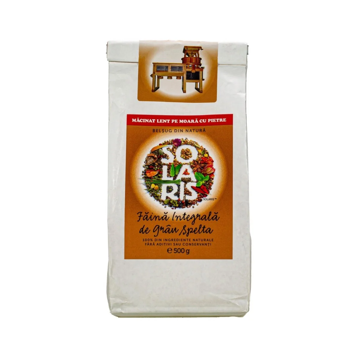 Faina Integrala De Grau Spelta, 500g, Solaris