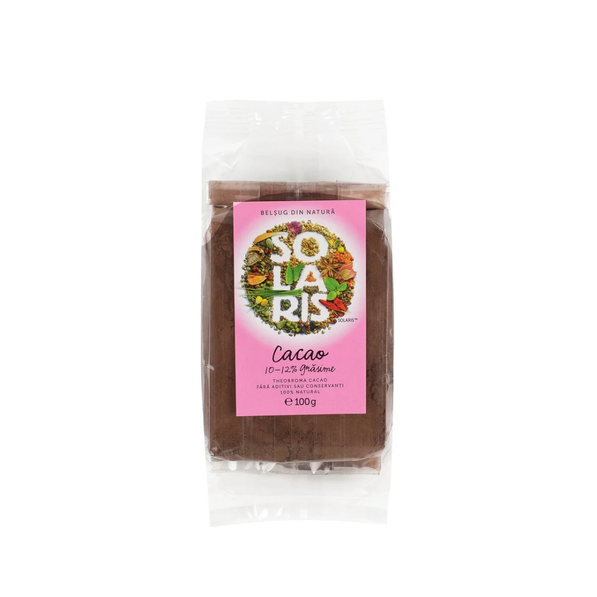 Cacao Cu 10-12 % Grasime, 100g, Solaris