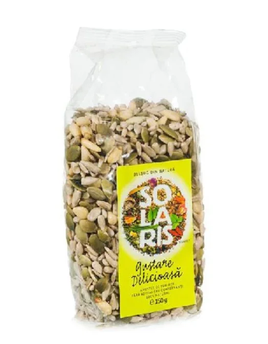 Gustare Delicioasa Amestec De Seminte, 150g, Solaris