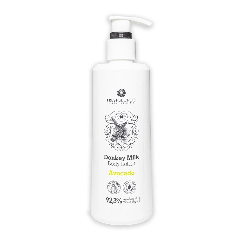 Lotiune de corp cu lapte de magarita si ulei de avocado, 200ml, Fresh Secrets