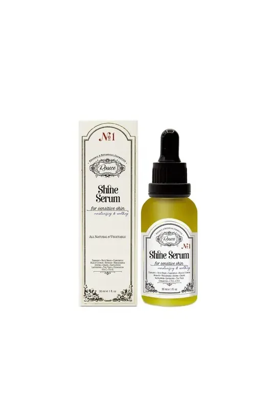 Ser facial pentru luminozitate pentru tenul sensibil si uscat, 30ml, Rosece