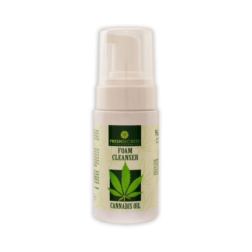 Spuma de curatare faciala cu canabis, 100ml, Fresh Secrets
