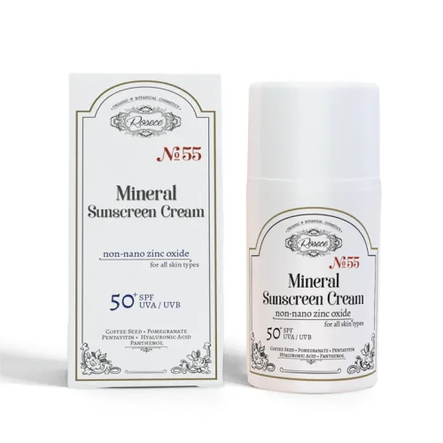 Crema minerala cu protectie solara SPF 50, 50ml, Rosece