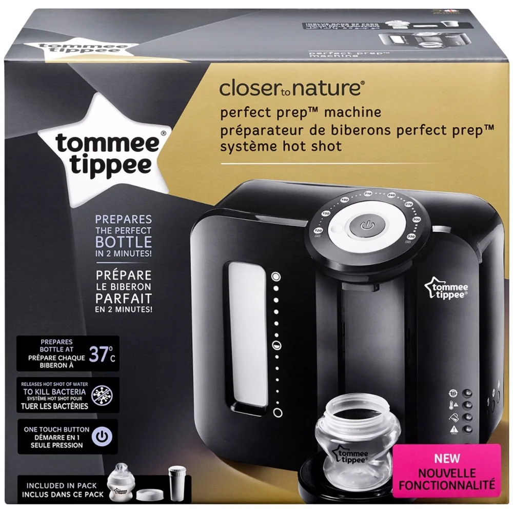Aparat Pentru Pregătirea Formulei De Lapte Praf Perfect Prep Negru, 1 Bucata, Tommee Tippee