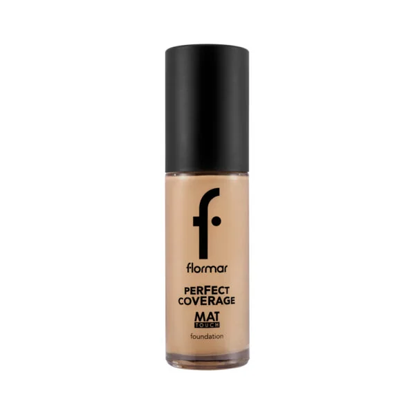 Fond de ten mat Perfect Coverage Mat Touch 322 Beige, 30ml, Flormar