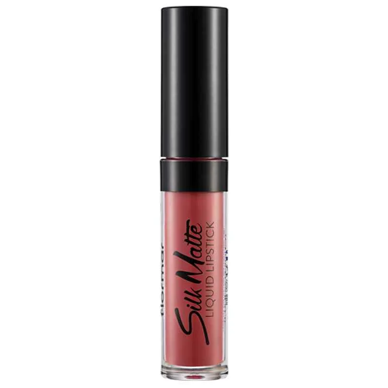 Ruj de buze lichid Silk Matte No 06 Cherry Blossom, 4.5ml, Flormar