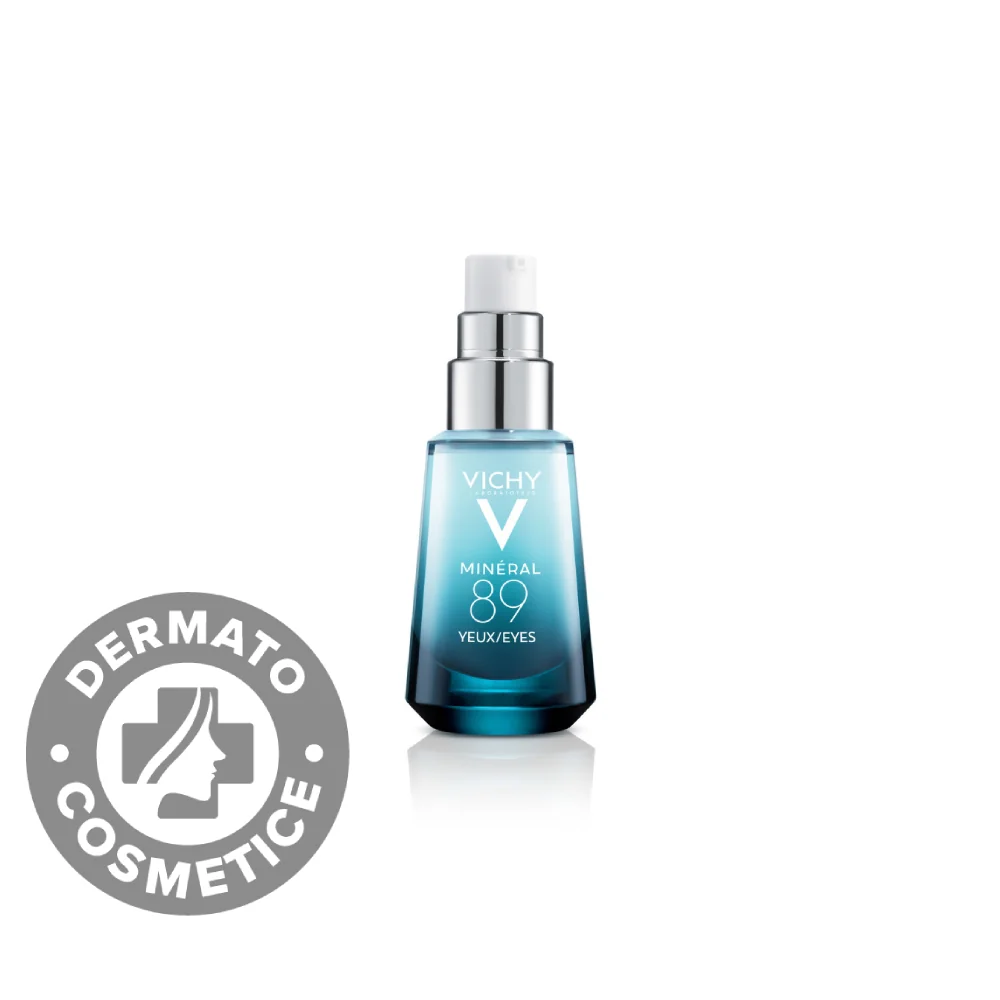 Gel Reparator Pentru Conturul Ochilor Cu Acid Hialuronic Mineral 89, 15ml, Vichy