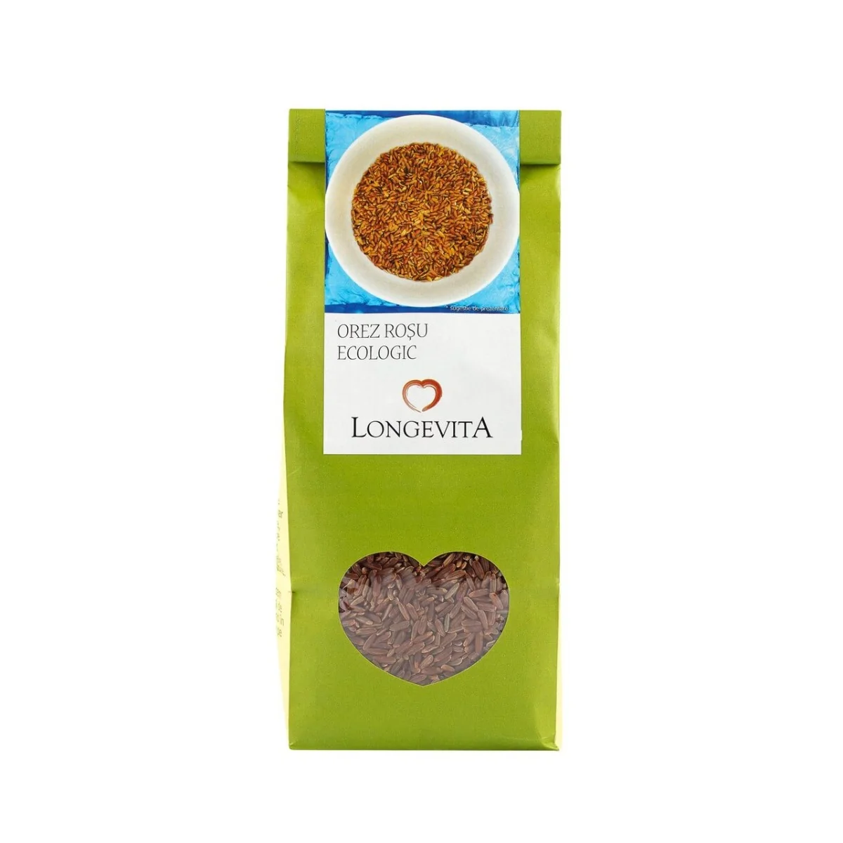 Orez Rosu Bio, 500g, Longevita
