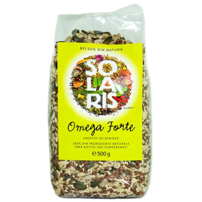 Amestec De Seminte Omega Forte, 500g, Solaris