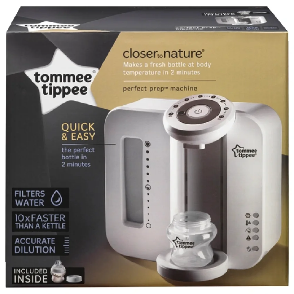 Aparat Pentru Pregatirea Formulei De Lapte Praf Perfect Prep Alb, 1 Bucata, Tommee Tippee