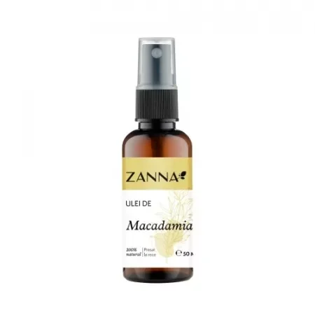 Ulei de macadamia, 50ml, Zanna
