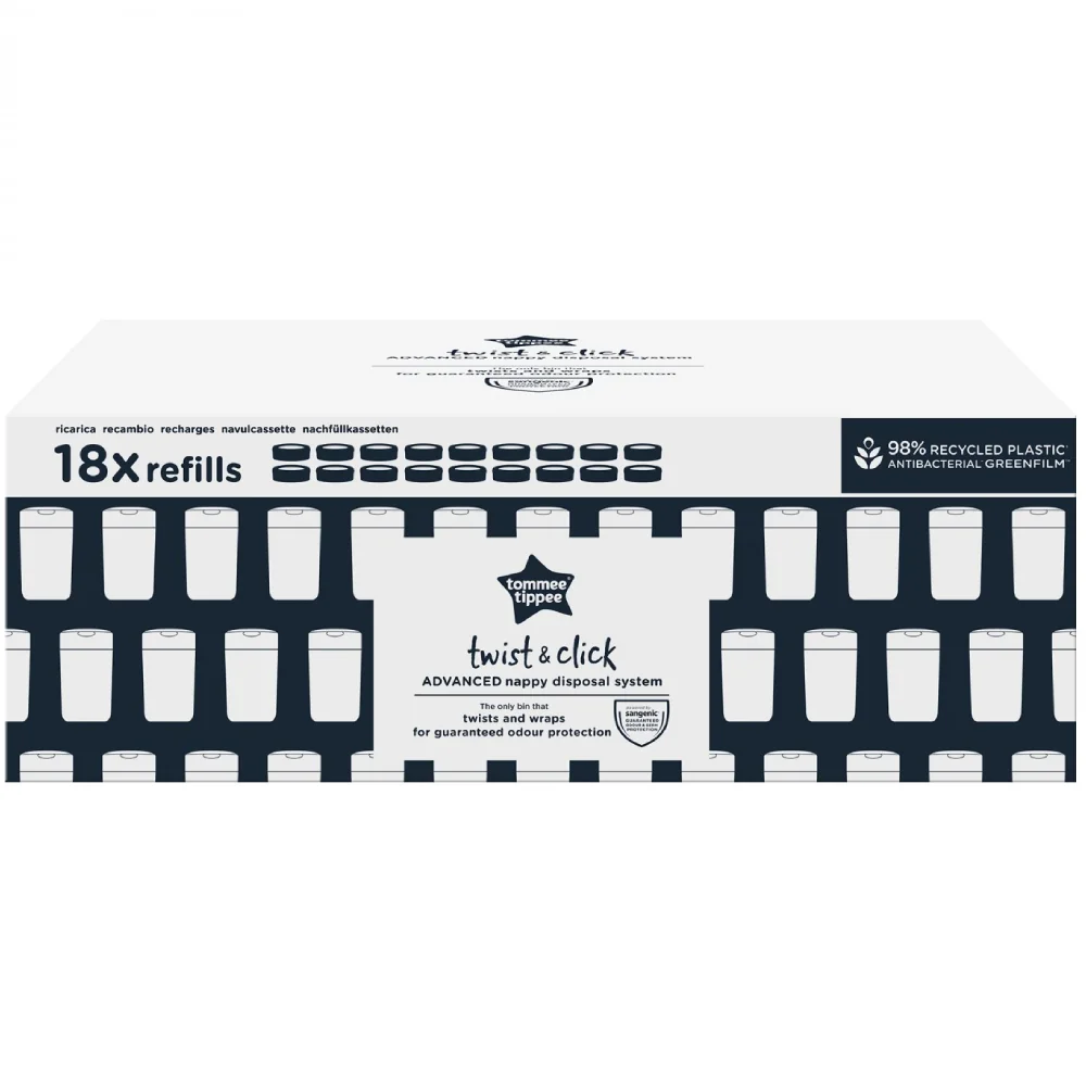Rezerve Twist & Click, 18 Bucati, Tommee Tippee