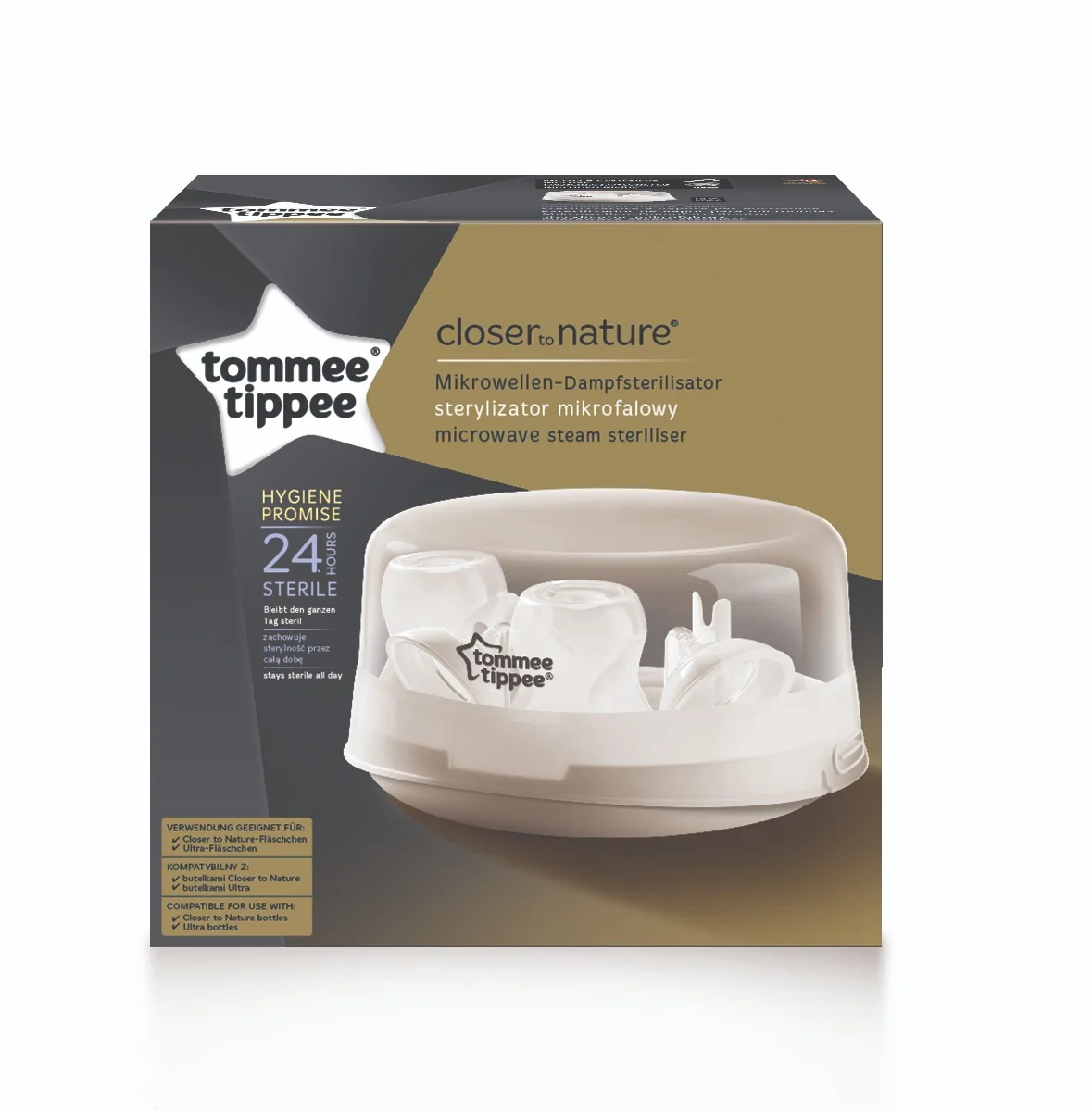 Sterilizator Pentru Cuptor Cu Microunde, 1 Bucata, Tommee Tippee