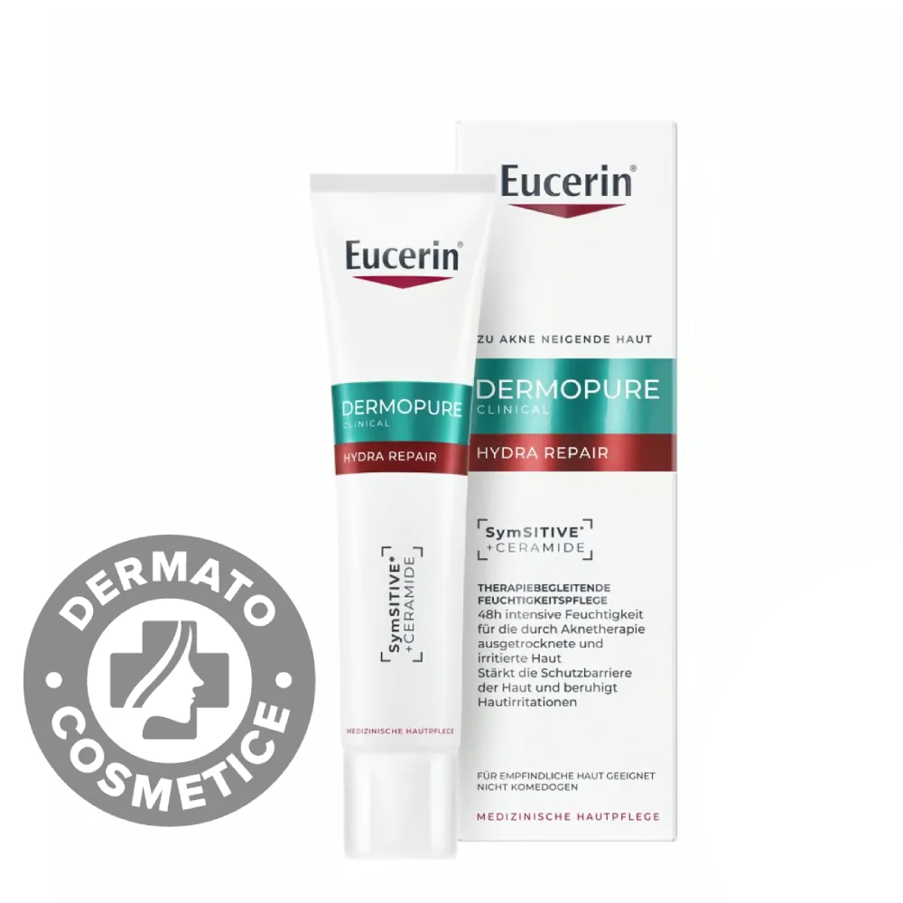Fluid hidratant pentru fata DermoPure, 40ml, Eucerin