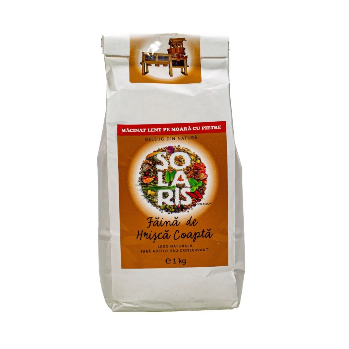Faina Din Hrisca Coapta, 1Kg, Solaris