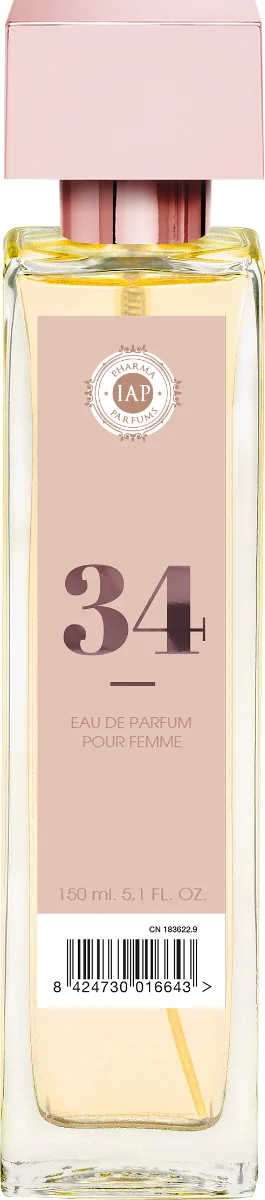 Apa de parfum pentru femei Nr. 34, 150ml, IAP Pharma