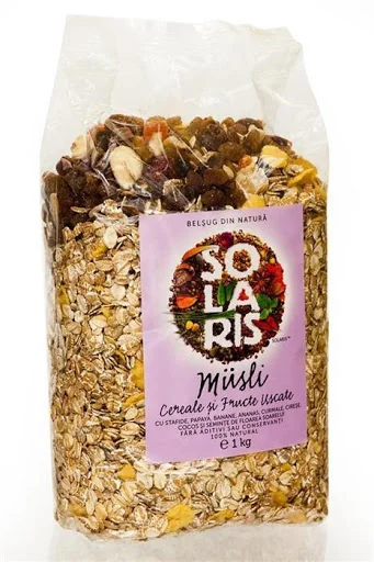 Musli Cereale Si Fructe Uscate, 1kg, Solaris
