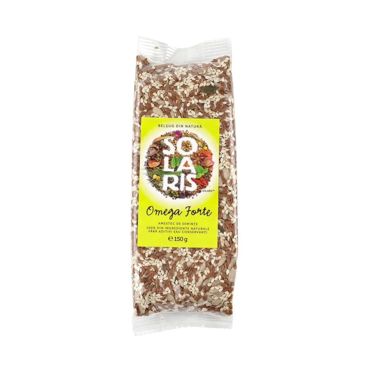 Amestec De Seminte Omega Forte, 150g, Solaris
