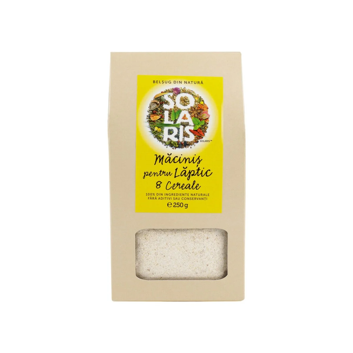 Macinis Pentru Laptic Cu 8 Cereale, 250g, Solaris