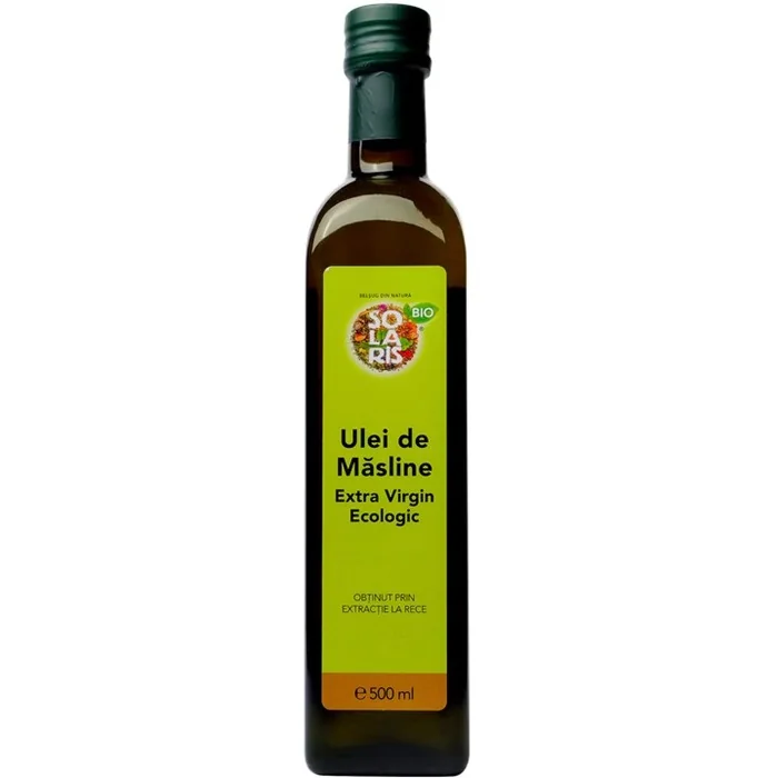 Ulei Bio Extravirgin De Masline, 500ml, Solaris
