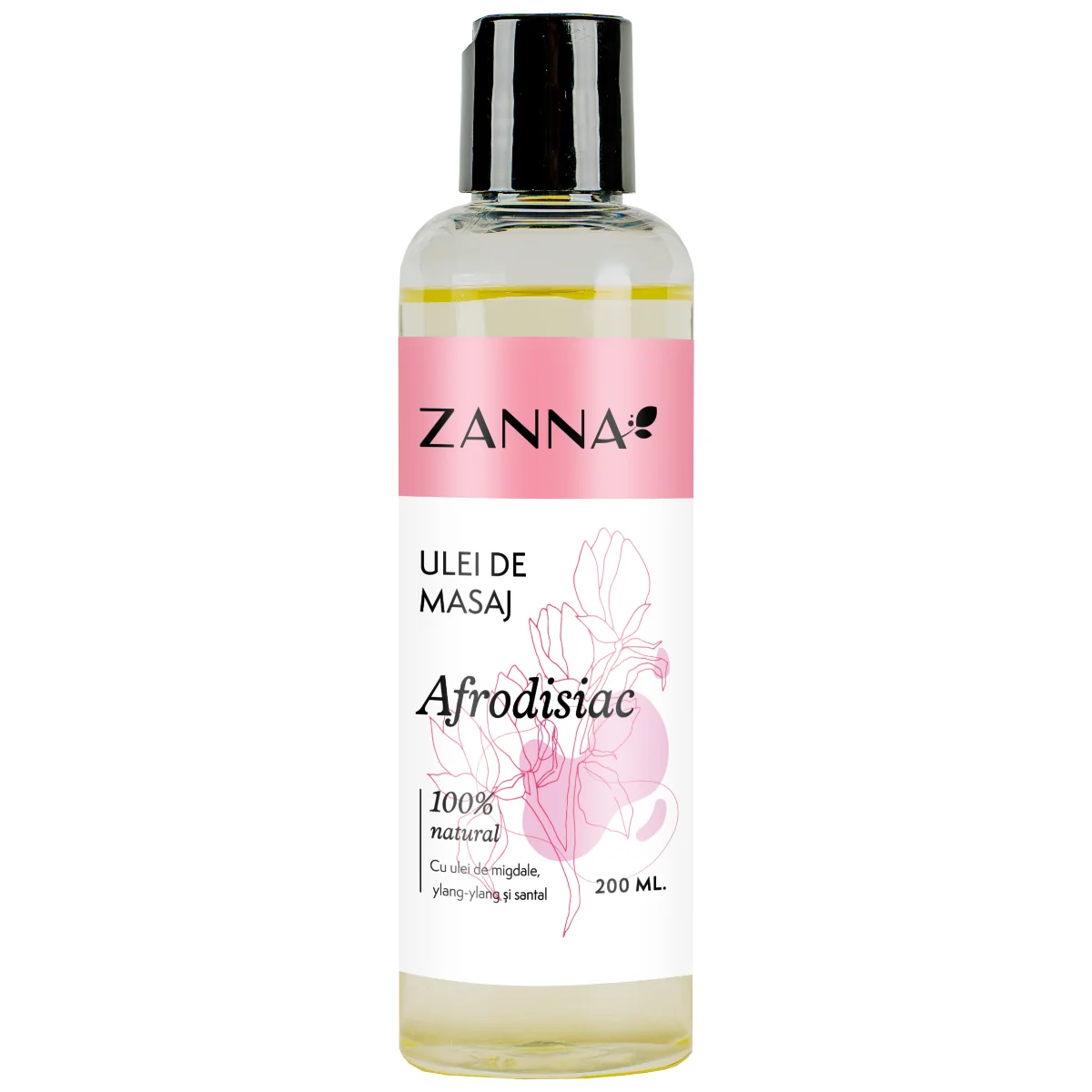 Ulei de masaj Afrodisiac, 200ml, Zanna