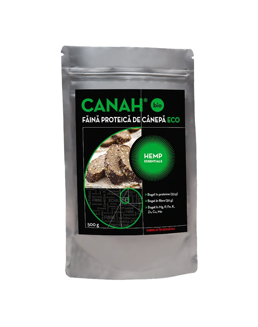 Faina Proteica De Canepa ECO, 500g, Canah