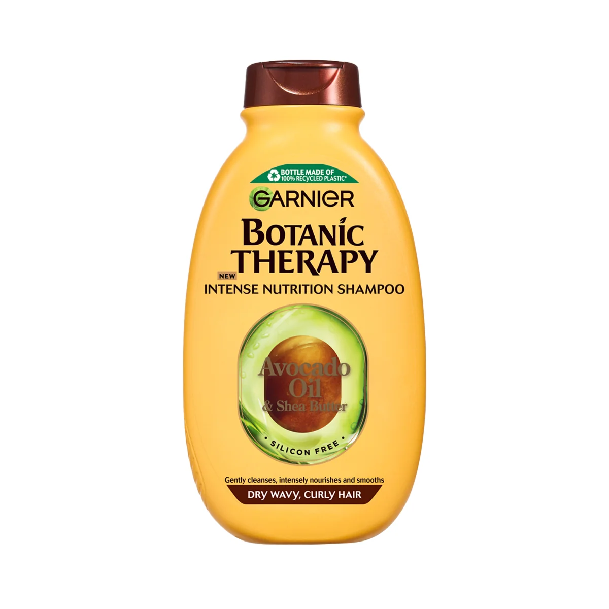 Sampon pentru parul uscat ondulat si cret Botanic Therapy Avocado Oil, 400ml, Garnier