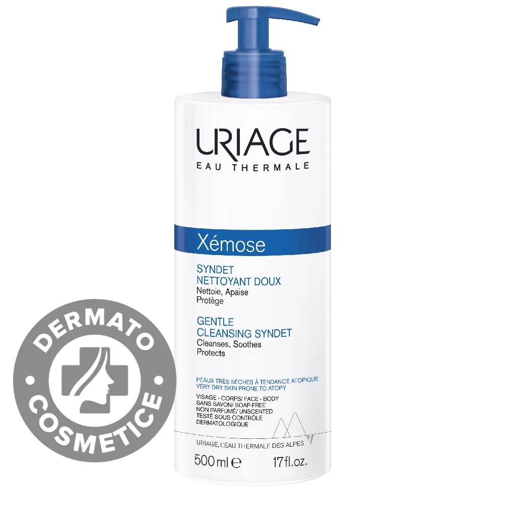 Gel De Curatare Xemose Syndet, 500ml, Uriage