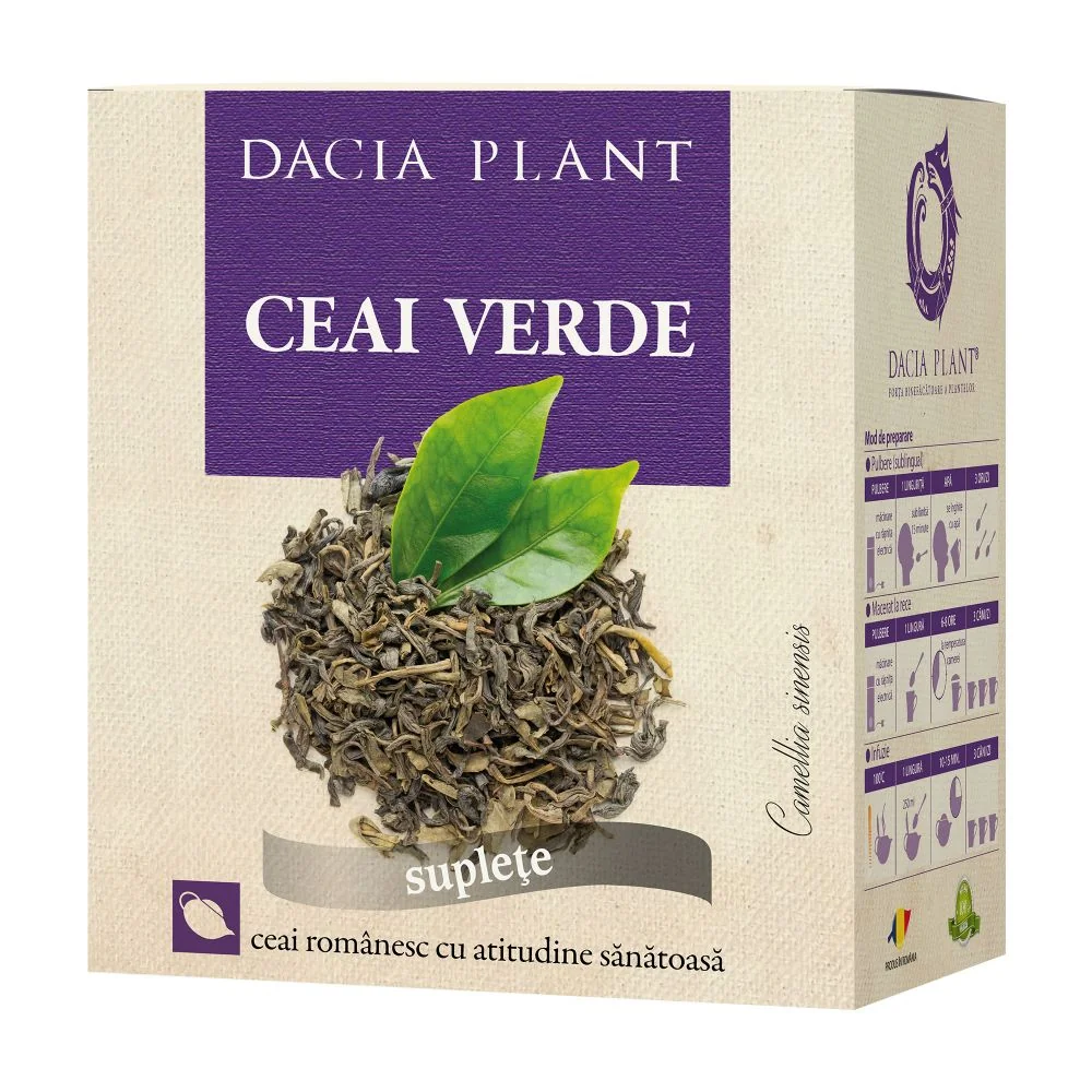 Ceai Verde, 50g, Dacia Plant