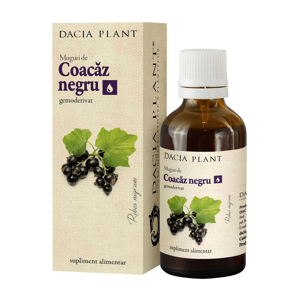Tincuta Din Muguri De Coacaz Negru, 50ml, Dacia Plant