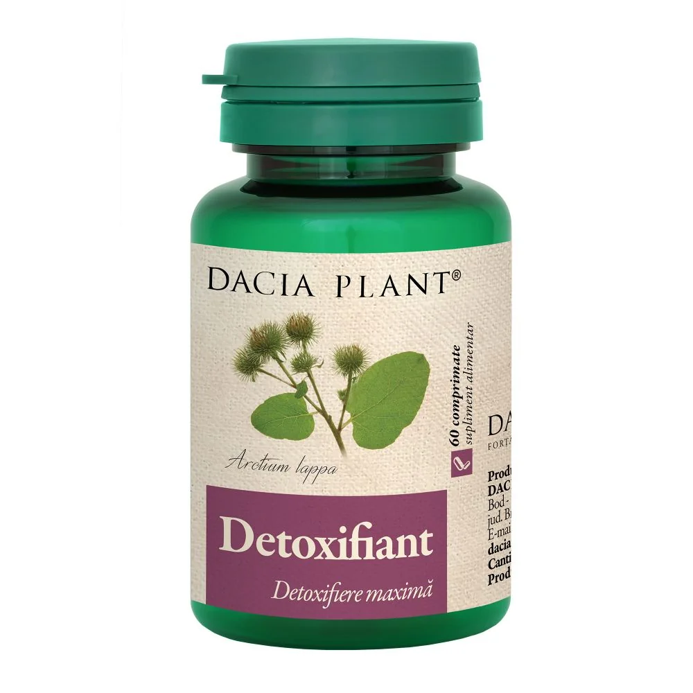Detoxifiant, 60 Comprimate, Dacia Plant