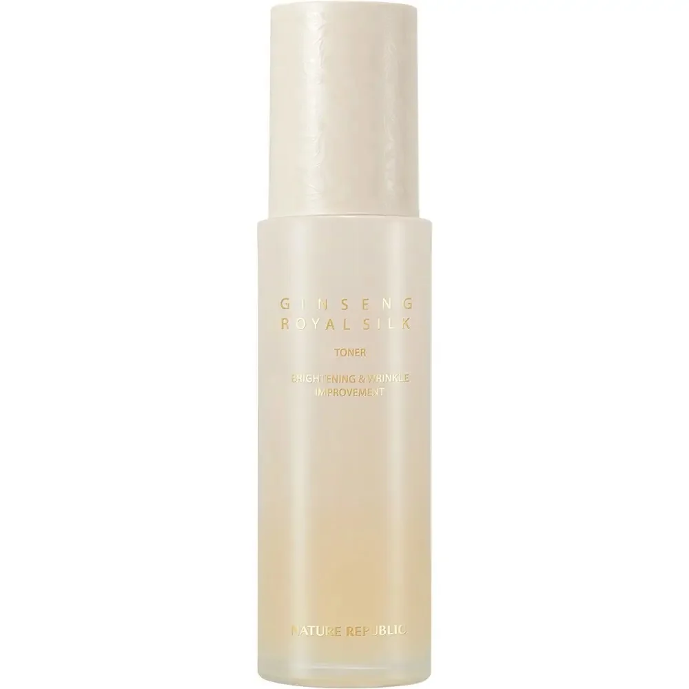 Toner hidratant pentru fata cu efect antirid Ginseng Royal Silk, 130ml, Nature Republic