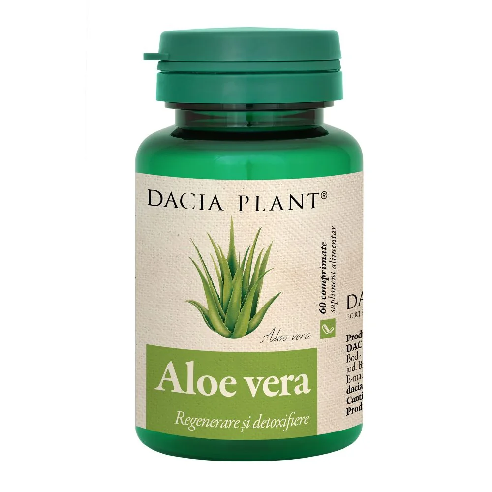 Aloe Vera, 60 Comprimate, Dacia Plant