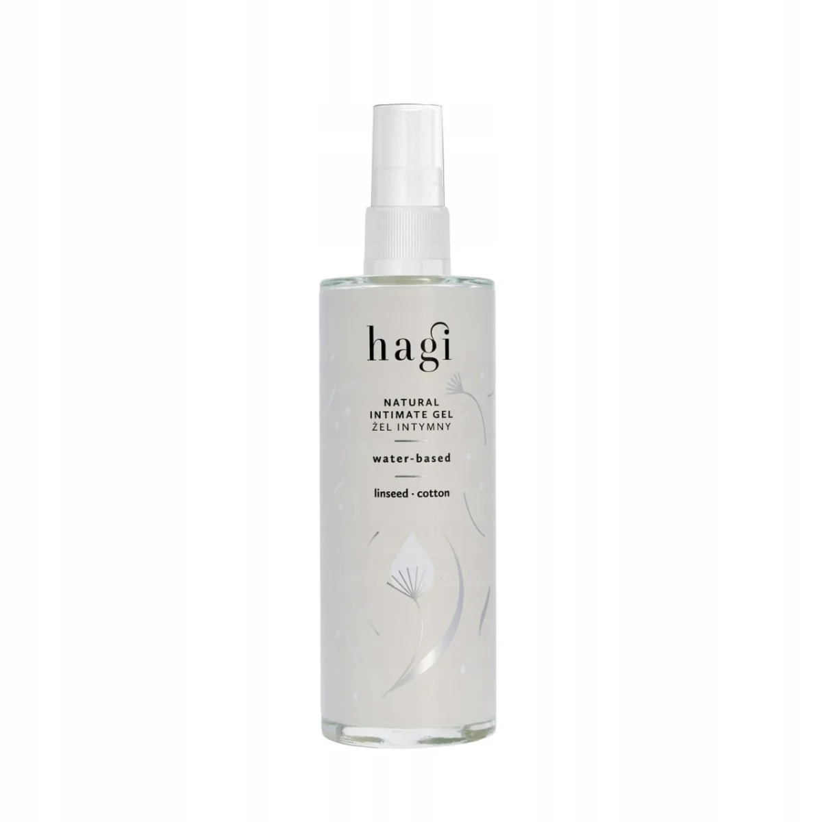 Gel intim natural lubrifiant, 100ml, Hagi