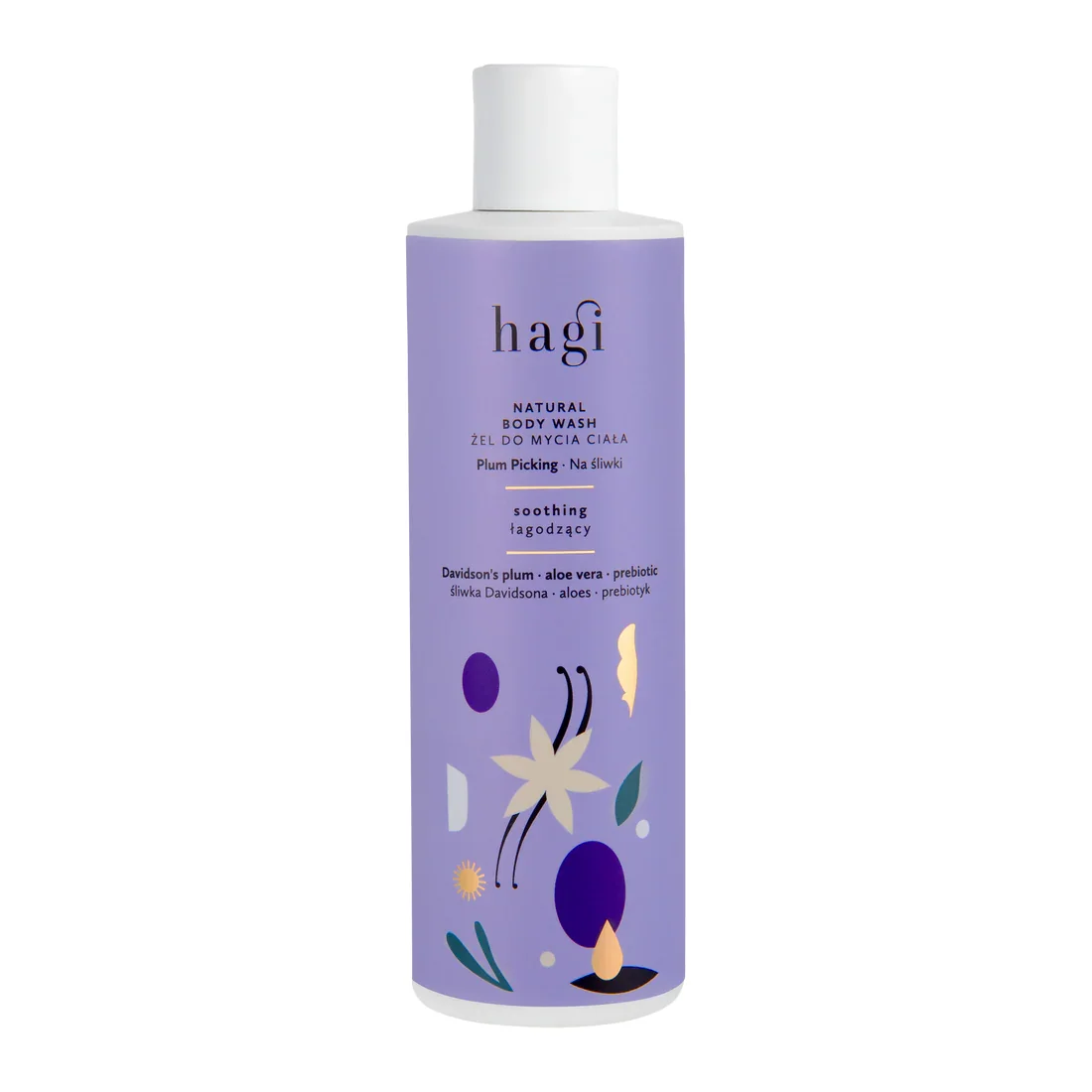 Gel de dus calmant Plum Picking, 300ml, Hagi