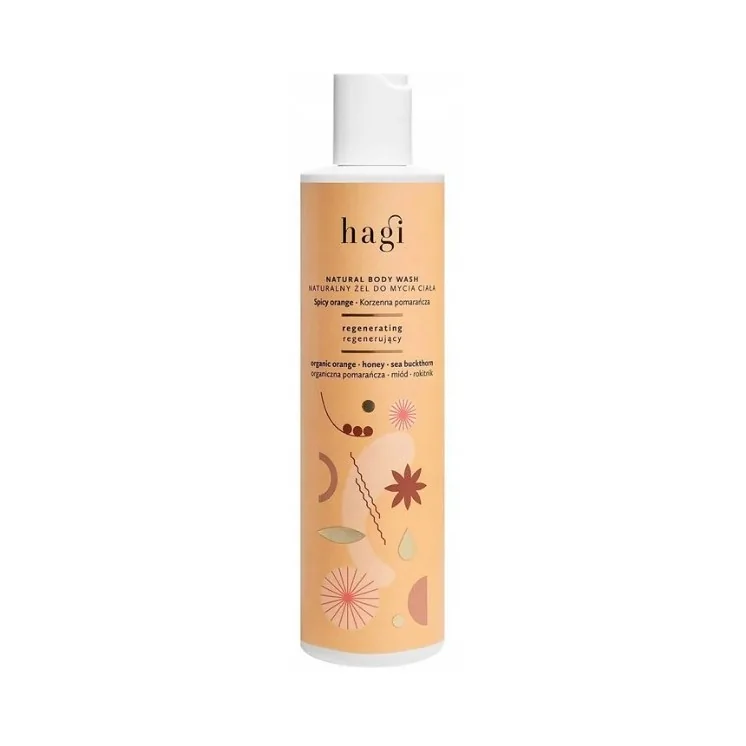 Gel de dus regenerant Spicy Orange, 300ml, Hagi